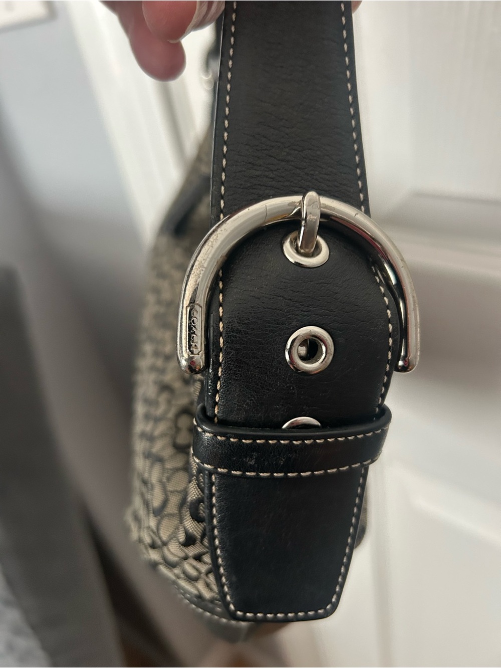 VINTAGE Y2K Coach Signature SoHo Mini Hobo Bag - Picture 3 of 5